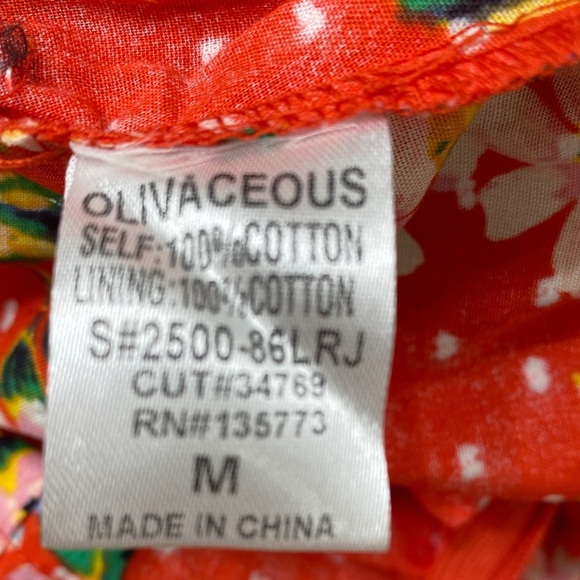 Olivaceous Bold Red Romper - Picture 4 of 4